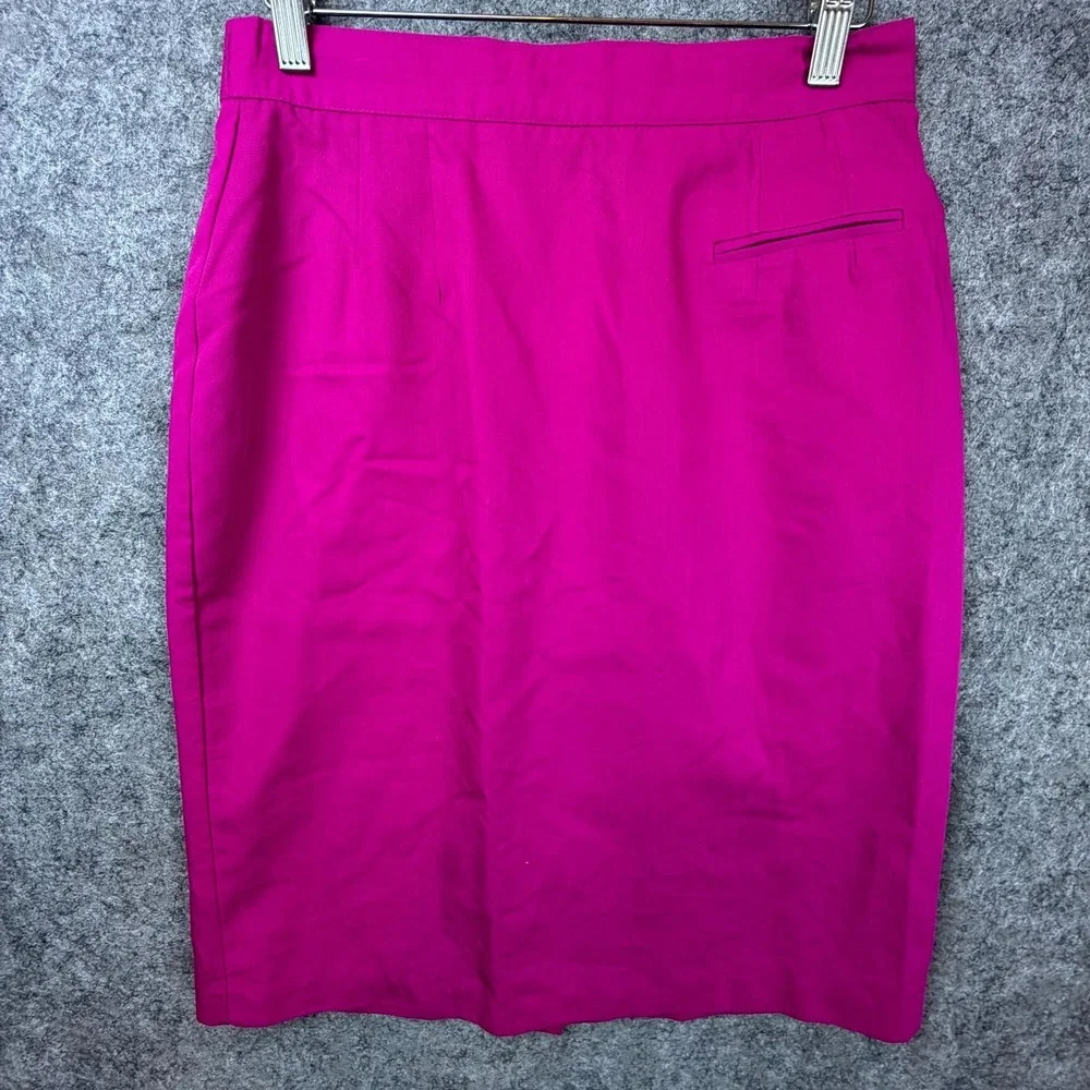 Vintage Norton McNaughton Pencil Skirt Womens 10‎ Petite Pink Y2K Office Siren